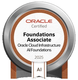 Oracle Cloud Infrastructure 2025 Certified AI Foundations Associate